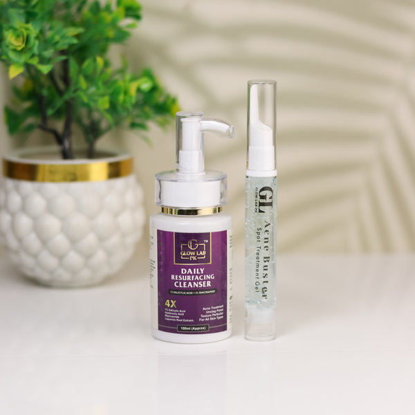 Acne Kit (Resurfacing cleanser + Acne Buster)