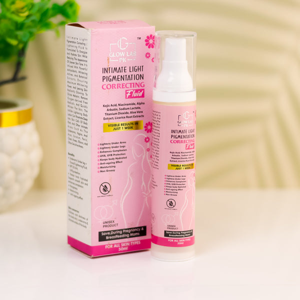 Intimate Light pigmentation correcting fluid.