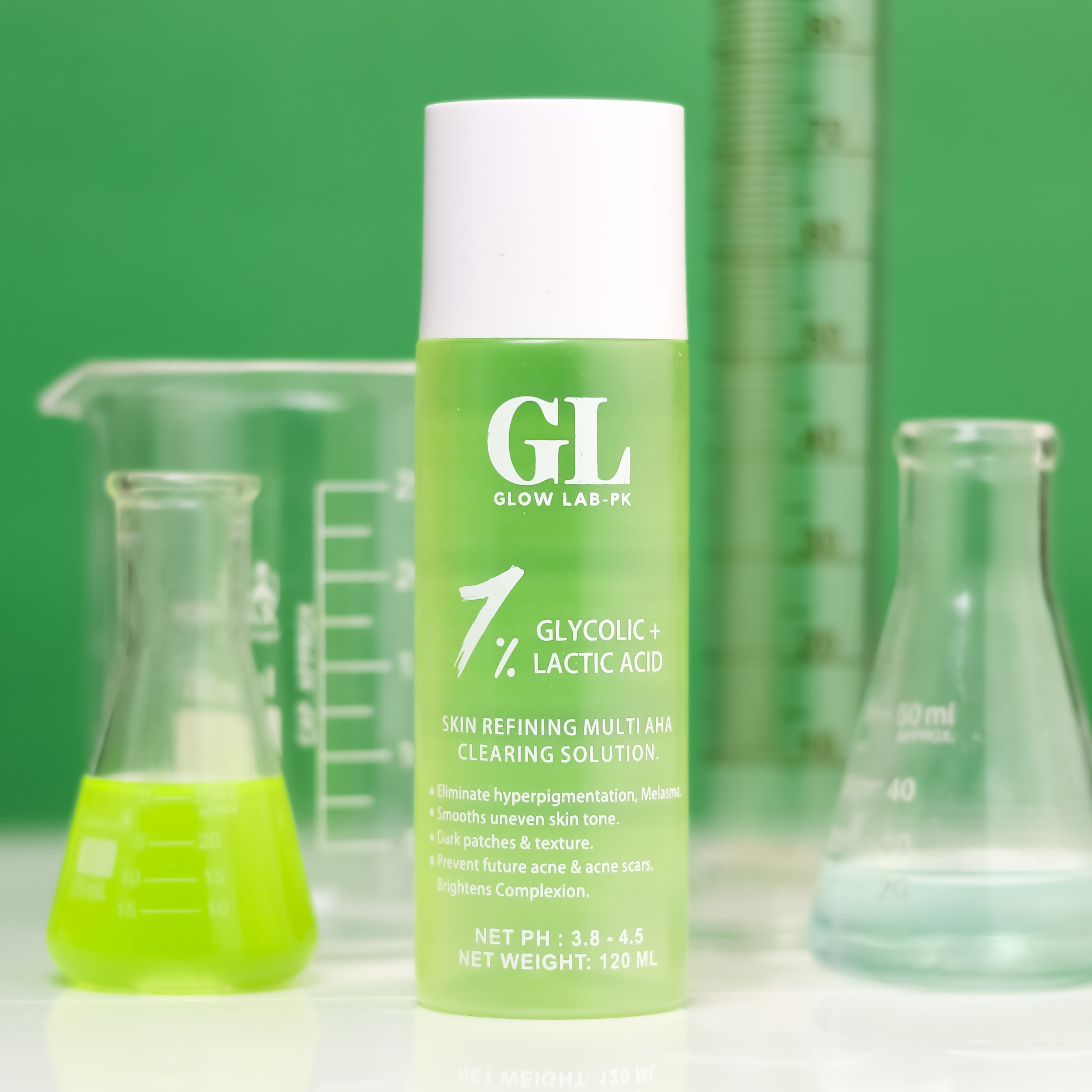 Mini Toners (30ml each) Glycolic Lactic acid toner and salicylic acid toner.