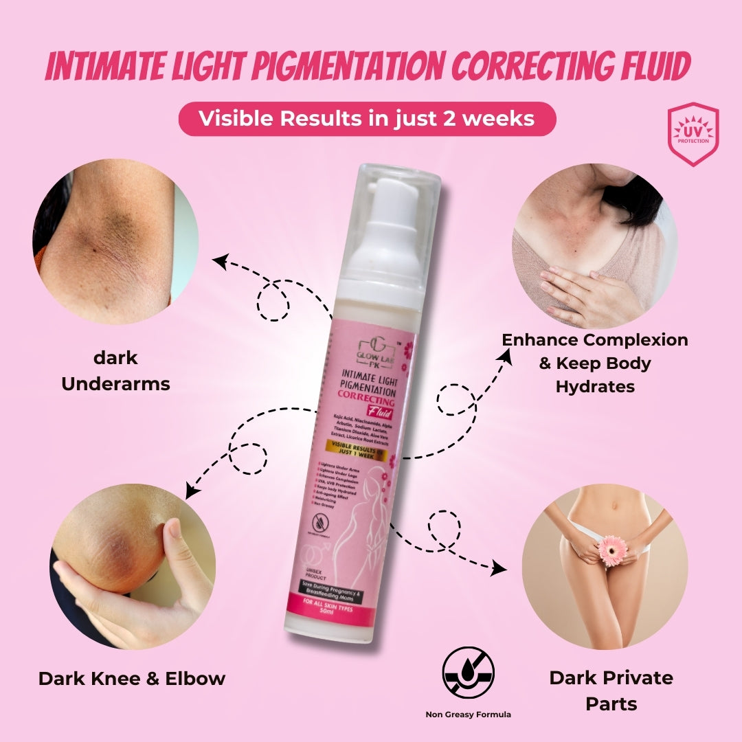 Intimate Light pigmentation correcting fluid.
