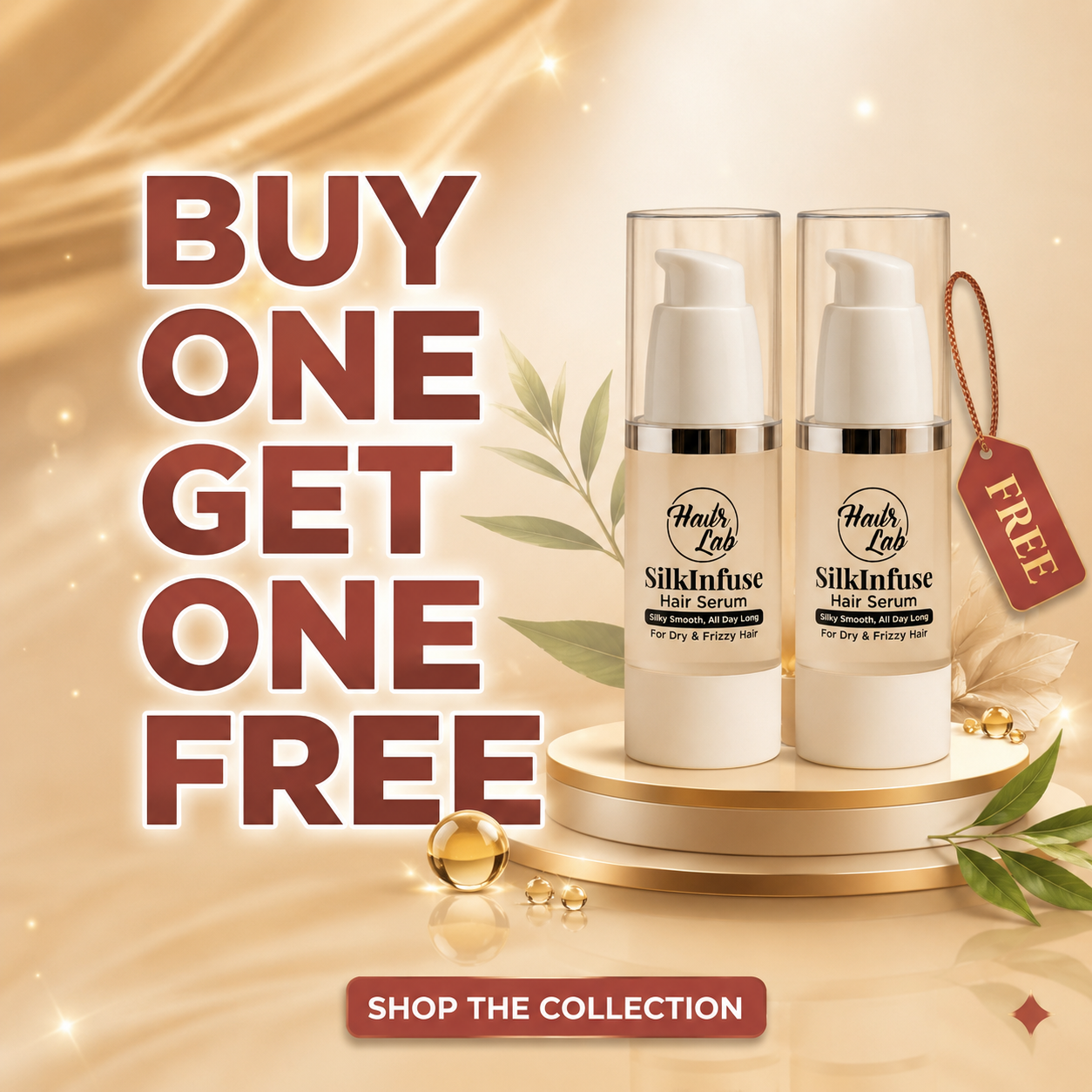 Anti-Frizz Hair Serum (BUY 1 GET 1 FREE)