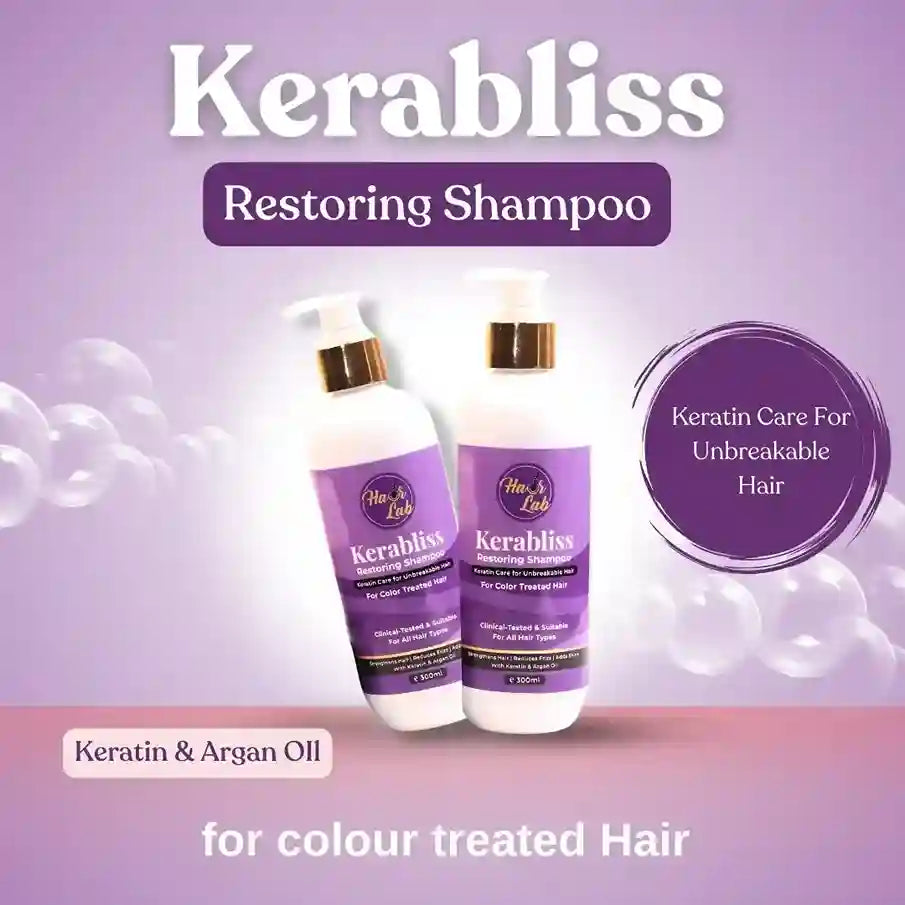 Kerabliss | Best Keratin Shampoo for Color-Treated Hair | (e300ml)