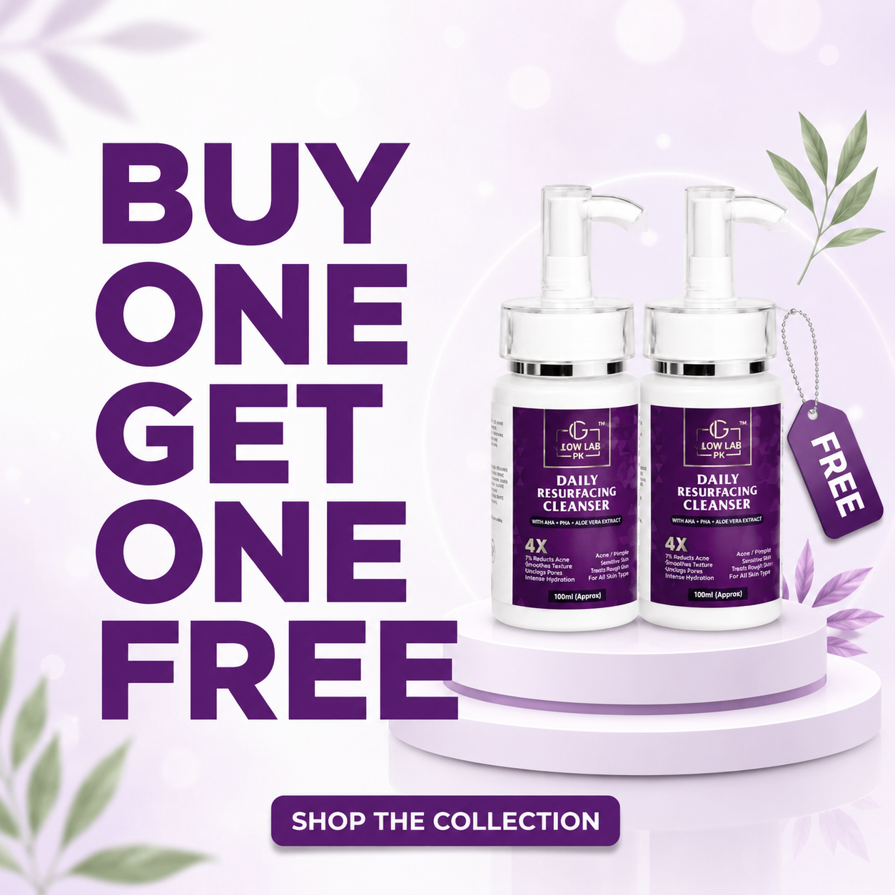 Daily Resurfacing Cleanser. (BUY 1 GET 1 FREE)